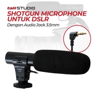 TaffSTUDIO Shotgun Microphone untuk DSLR