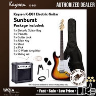 ◎Kaysen ST Series Stratocaster SSS Pickup Electric Guitar Package (COMBO Set Current Gitar Gitar ElektrikLead Cutaway)☂