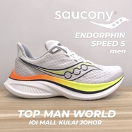 Saucony Endorphin Speed 5 men / WHITE CITRON / NYLON PLATE RUNNING SHOE