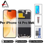 จอ LCD คุณภาพสูงสำหรับ Apple iPhone 14 Pro Max จอแสดงผล A2651 A2894หน้าจอสัมผัสดิจิตอลอะไหล่ทดแทนประ