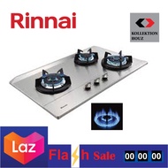 Rinnai RB-3SS-C-S 3 Burner Gas Hob (Stainless Steel) Built-in Gas Stove