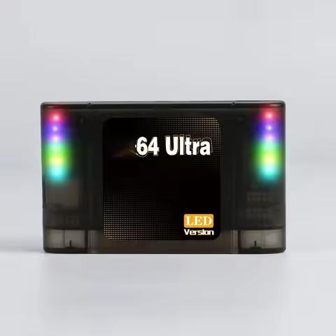 ED64 Ultra LED RGB 340 in 1 N64 Game Cartridge – Region Free for USA/EUR/Japan N64 Console with 16GB