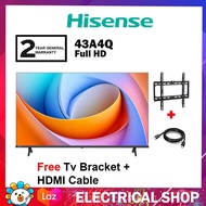 Hisense 43 Full HD Smart TV A4Q Series 43A4Q Television (FREE HDMI CABLE AND TV BRACKET)