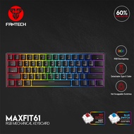 FANTECH MK857 TKL 61 KEY Hotswappable KEYBOARD MECHANICAL RED SWITCH และ BLUE SWITCH สำหรับ สาย Cust