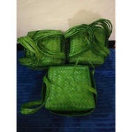 HIJAU GREEN BASKET 22X22CM (WITHOUT RIBBON)