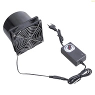 （High discounts）Alittle1.my Compact 12cm Exhaust Fan 3000RPM DC12V with Controller for Effective Smo