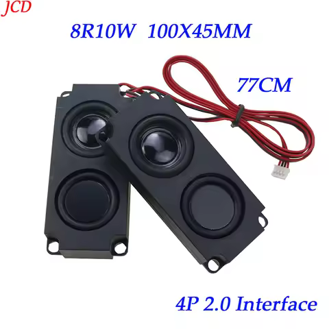 2PCS/Pair 8 R 10W Audio Portable Speaker Class D Power Amplifier Sound 2.0 HiFi System DIY Home Thea