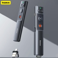 Baseus Wireless Presenter Orange Dot Laser Pointer Dongle
