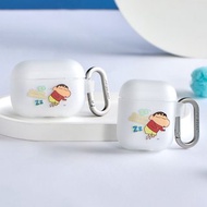 蠟筆小新午睡貼紙強悍防摔AirPods保護套