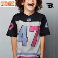 2025 New Summer Clothing Jersey Streetwear Oversize 47 Fit Retro Unisex Vintage Black White Jersey