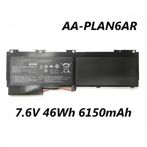 AA-PLAN6AR 7.4V 46Wh 6150mAh Laptop Battery For Samsung 900X1 900X3 900X1B-A02 900X1A-A01US NP900X3A