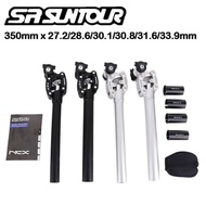 SR Suntour NCX bicycle Saddle Damping Suspension Seatpost Mountain Bike 350mm Seat Post 27.2mm 30.1m