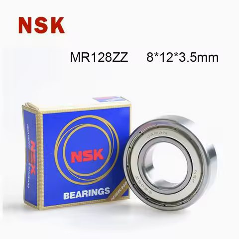 Japan NSK MR128ZZ 5/10 PCS MR128ZZ ABEC-5 8X12X3.5 mm Deep Groove Ball Bearings MR128 / L-1280 ZZ Mi