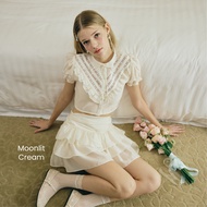 Maison Selene | Luna Skirt กระโปรงระบายซ้อนชั้น ผ้า Tencel สไตล์หวานพรีเมียม