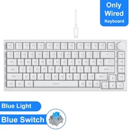 AJAZZ AK820 / AK820Pro Gaming Mechanical Keyboard 75% 82 Keys Wired Single Mode/Bluetooth Wireless G