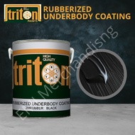 EMJ Triton Rubberized Underbody Coating Black 1Liter – Premium Chassis Rustproof Paint for Cars & Mo