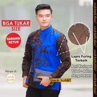 Baju Muslim Koko Batik Pria Lengan Panjang Baju Muslim Laki Modern