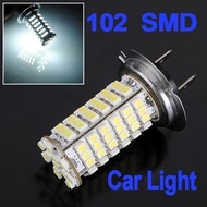 Car H7 3528 102 SMD LED Head Light Headlight Bulb Lamp