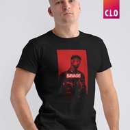 SAVAGE 21 Printed Graphic Short Sleeves T-Shirt Fashion/Streetwear/Regular/Unisex Tee