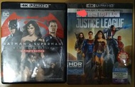Batman v Superman Dawn of Justice (Ultimate Edition) x Justice League 4k Ultra HD + Blu-ray Disc (藍光
