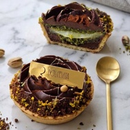 (三吋)【奢華特製】喀滋酥脆 x Q彈牽絲-開心果70%苦甜杜拜巧克力