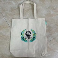 日本 COCA COLA 爽健美茶 X CROS 米白色帆布 側咩袋