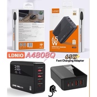 LDNIO A4808Q 65W Super Fast Charging Desktop Charger 2USB-A & 2USB-C Output Ports for Notebook Phone