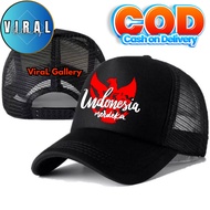 ViraL Gallery Trucker Hats INDONESIA MERDEKA - Distro Hats GARUDA INDONESIA MERDEKA Logo - BHINEKA I