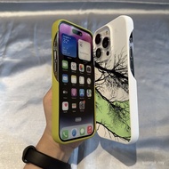 Sarung telefon seni kreatif pokok mati untuk iPhone 15PROMAX 11 12 13 14 15 PRO tahan debu dan tahan