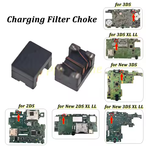 1/5/10/50/100PCS EM1 Charging Filter Choke Coil Inductor For 2DS/New 2DS XL LL/3DS/3DS XL LL/New 3DS