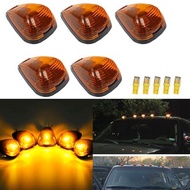 5X LED Roof Marker Amber Cab Kit For Lights 99-16 Ford F350 F250 F450 Duty Super