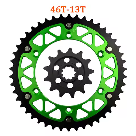 Motorcycle 45T-52T 13T Front & Rear Sprocket For KAWASAKI 250 KX250F KX250E KX250 KX 250 F E Enduro 