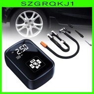 [szgrqkj1] Portable Car Auto Electric Air Air Pump with 3 Adaptors Power for Car Pool Toys Multipurpose