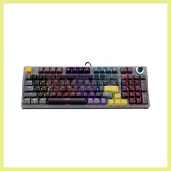 ─ ☆ ◑ EasyPC| Rakk Daug 96 mechanical keyboard| Hotswappable|Yellow Switch |Gray/Black & Black/Gray
