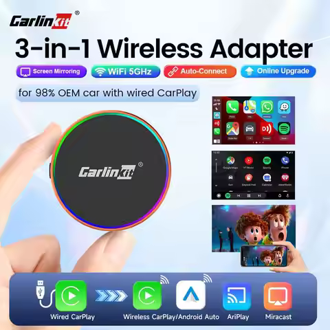 CarlinKit CP2A M Wireless CarPlay Adapter Screen Mirroring Android Auto USB Dongle for AirPlay MiraC