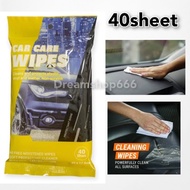 40sheet Car Care Wet Wipes/Cleaning Car Wipes Tissue