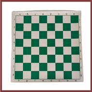 [DT] 34.5cm x 34.5cm chess board for children's educational games green & white color [TH]
