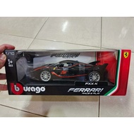 Diecast Bburago Ferrari FxxK Scale 1/18