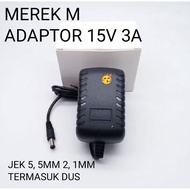Universal 15v 3a charger adapter 15 power supplyOriginal 3 ampereVOLT