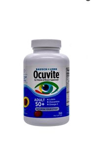 博士倫 BAUSCH + LOMB Ocuvite 護眼維他命和礦物質補 充劑50歲+150粒（迷你軟凝膠）