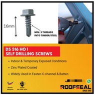 DS 516 HO | Self Drilling Screws | 16mm Skru Besi Bumbung | C Channel Screws | Skru Besi Channel