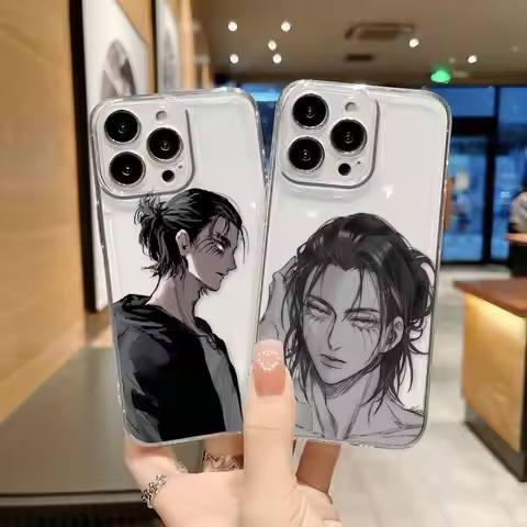 A-Attack On T-Titan Eren Clear Phone Case For Realme 15 6 7 7I 8 8I 9 9I 10 12 NOTE 70 C75 C71 C67 C