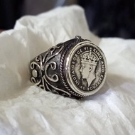 Ring Silver 925 coin Ring Old Ancient Silver coin