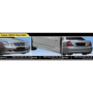 Mercedes Benz w211 E class Elegance spec Wald bodykit body kit front side rear skirt lip 2003 2004 2