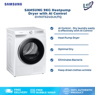 Samsung 9kg Heatpump Dryer DV90T6240LH/FQ | AI Control | Optimal Dry | A+++ Energy Efficiency | Reve