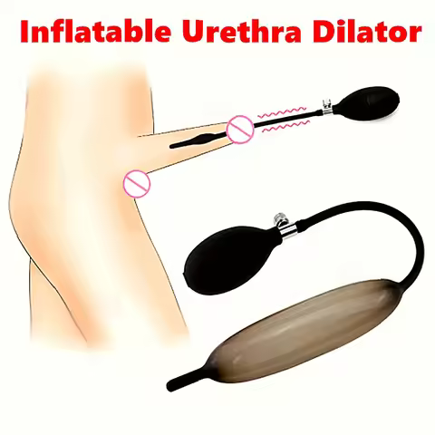 Intimate Articles Inflatable Flexible Prick Plug Urethral Channel Dilator Colt Eye Sensual Activatio