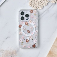 【kate spade】iPhone 15系列 MagSafe精品手機殼 初春花語