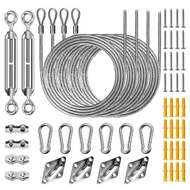 Door Buckle Spring Hook Sunshade Sail 304 Square Diamond Stainless Steel Sunshade Net Accessories Ki