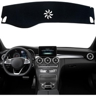 KEYOOG Dashboard Cover Dash Mat Fit for 2016-2021 Me-rcedes-Benz C-Class (W205),C180 C200 C250 C300 