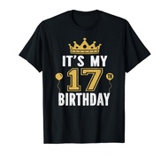 It's My 17th Birthday Gift 17 Years Old Boys And Girls T-Shirt